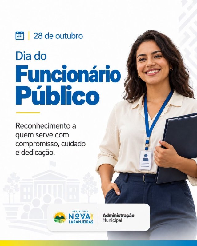 28 de outubro Dia do Funcionário Público. 